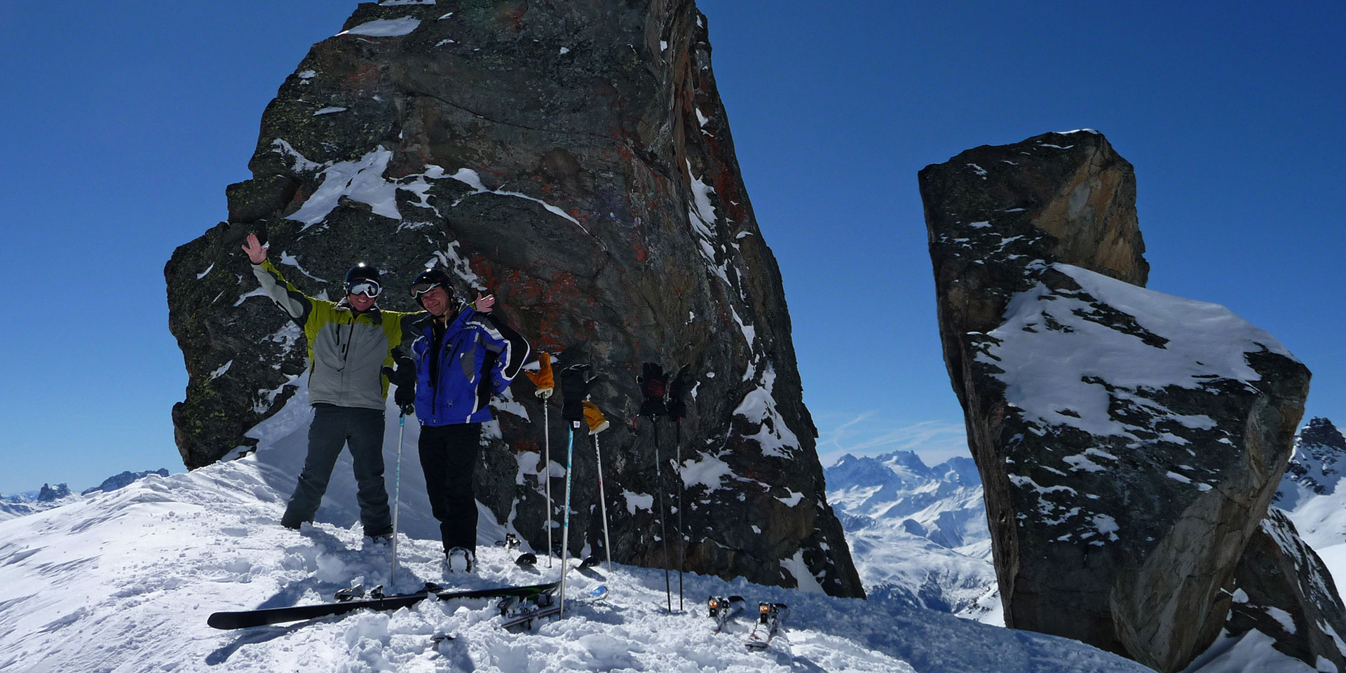 Lanlire au sommet du Mont Blanc